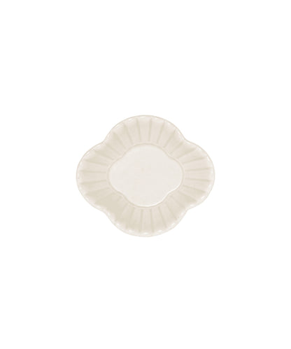 Kikuwarimokkou Mini-Plate Celadon (10 x 8.5 x 2.5 cm)