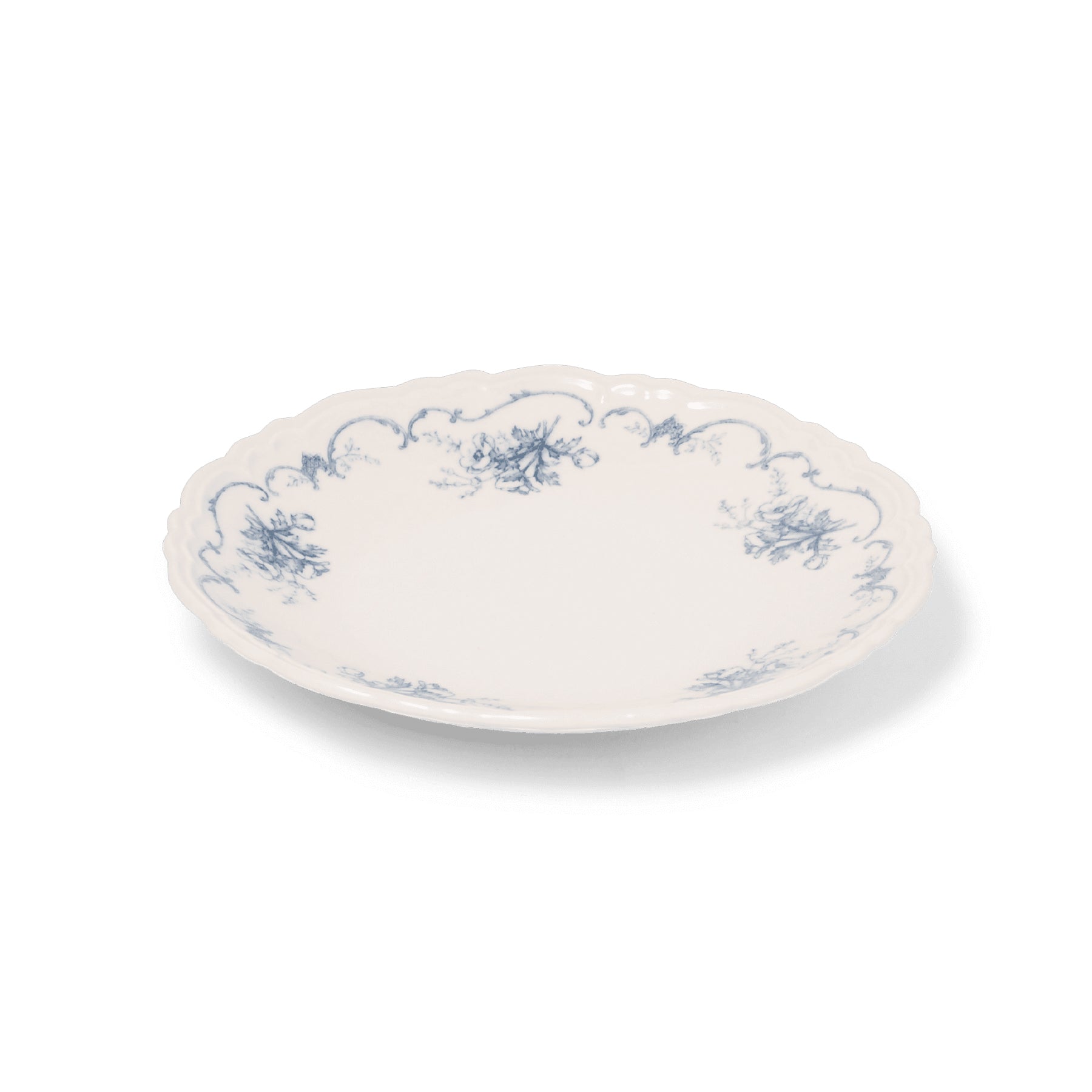 MARUMITSU Moment 240 Porcelain Plate Blue D- 24 cm H- 3 cm