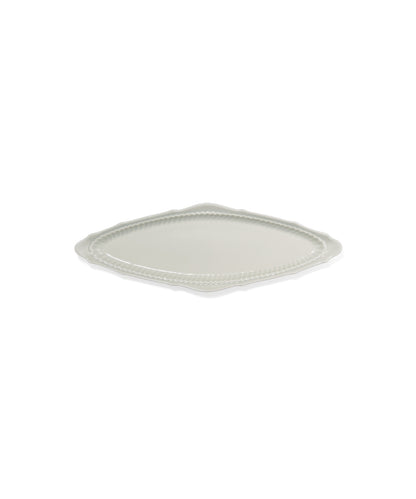 Clapotis Oval Plate Oval Blue (30 x 10 x 2.4 cm)