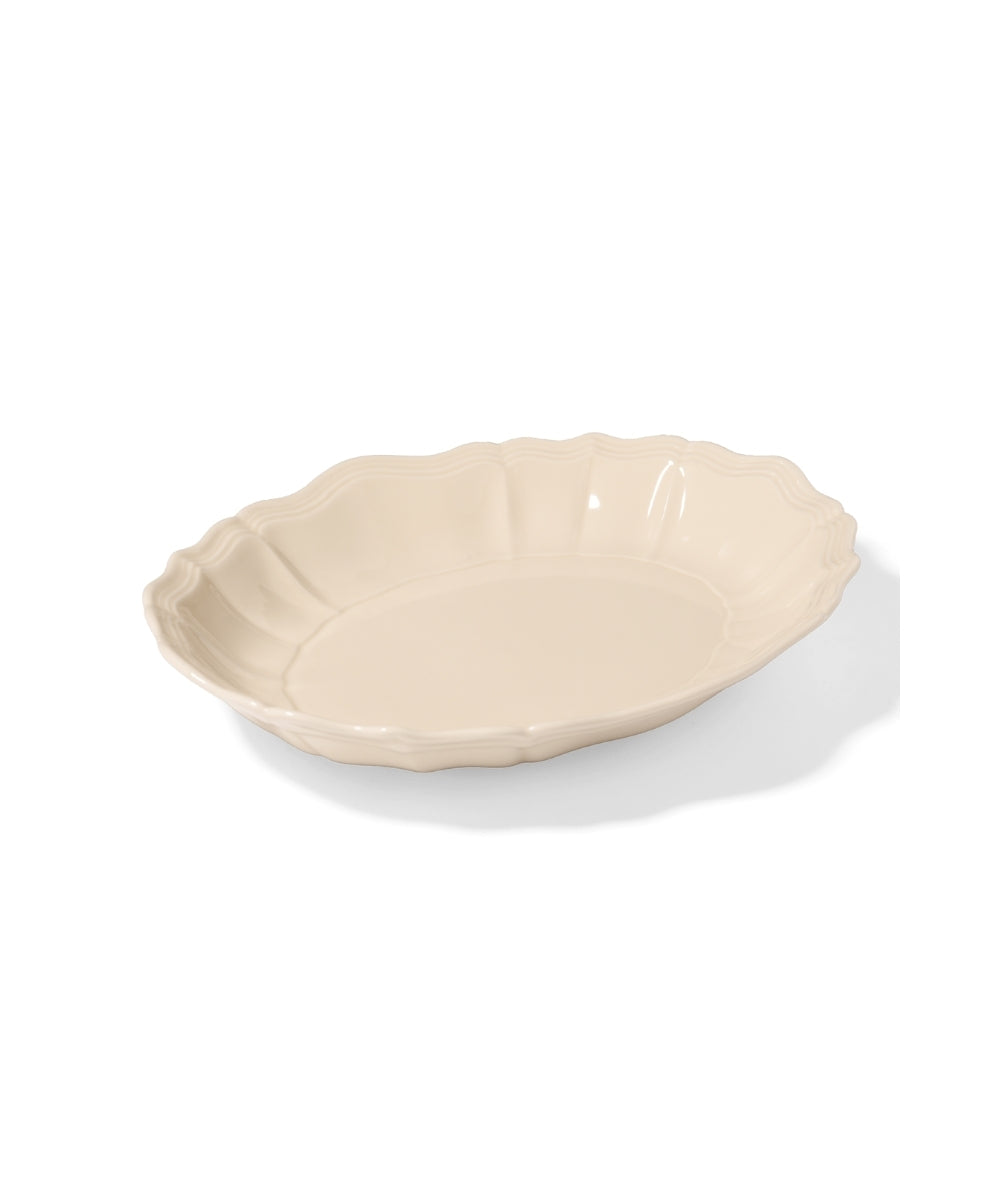 Communus 325 Oval Bowl White (32 x 27 x 6 cm)