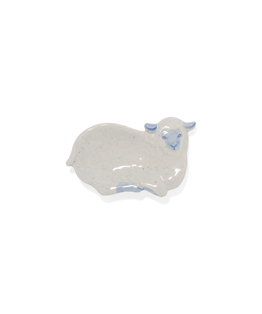 Koti Mini Plate Sheep Blue (12 x 7.5 x 2 cm)