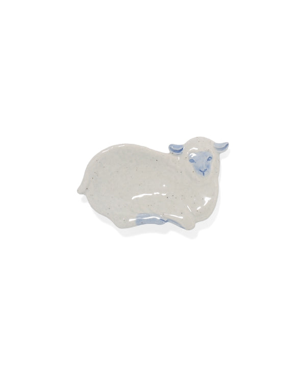 Koti Mini Plate Sheep Blue (12 x 7.5 x 2 cm)
