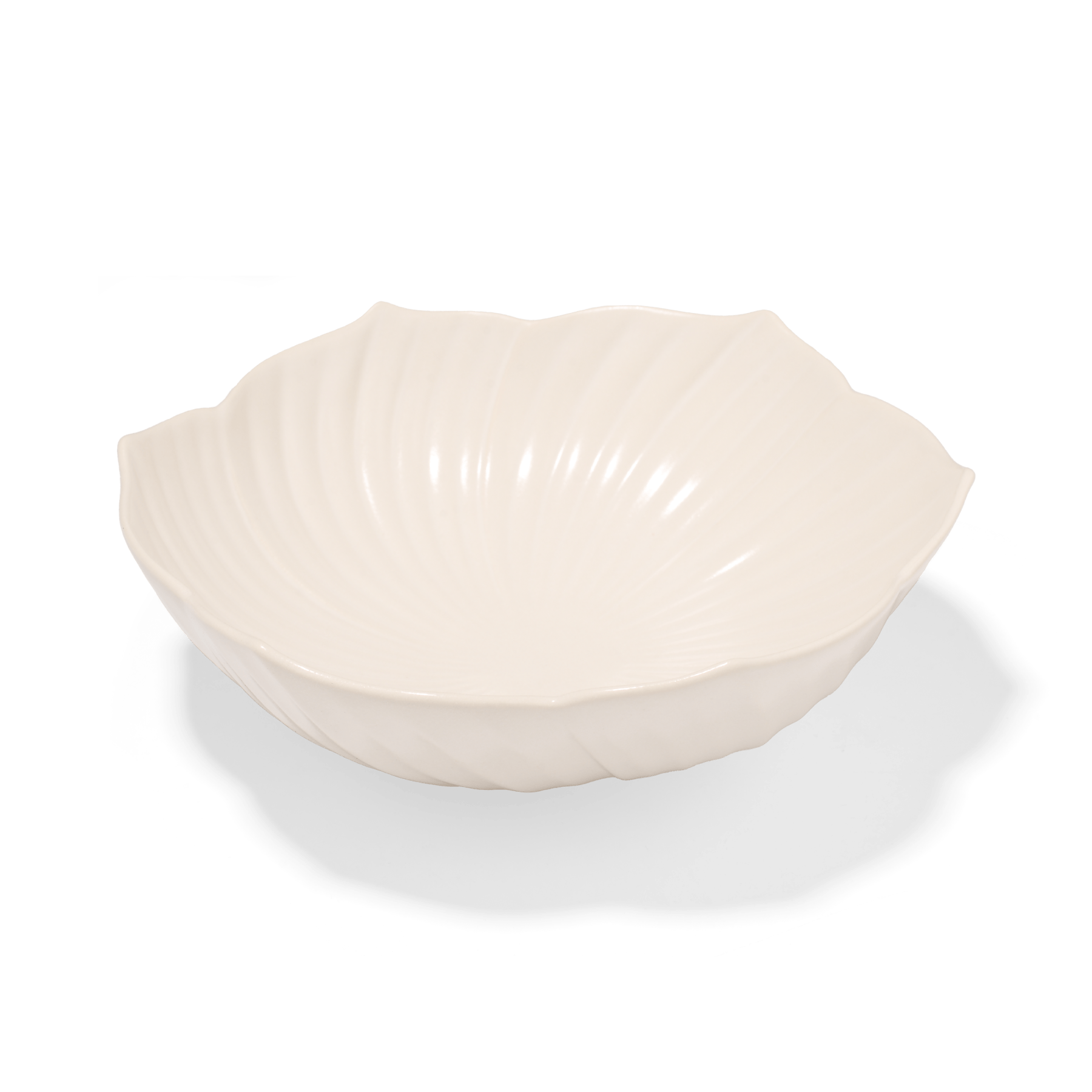 Marumitsu Fiorente 200 bowl flower-shaped Porcelain white W- 204 mm D- 191 mm H- 68 mm