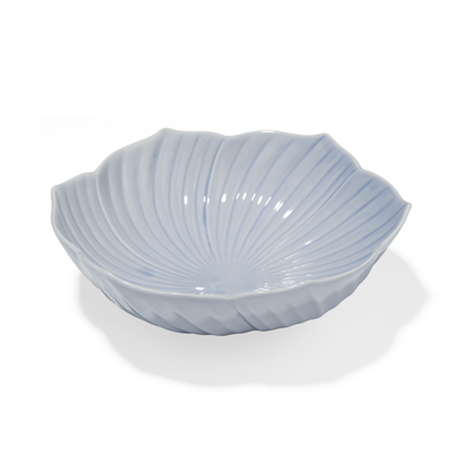 Marumitsu Fiorente 200 bowl blue
 flower-shaped Porcelain blue W- 204 mm D- 191 mm H- 68 mm