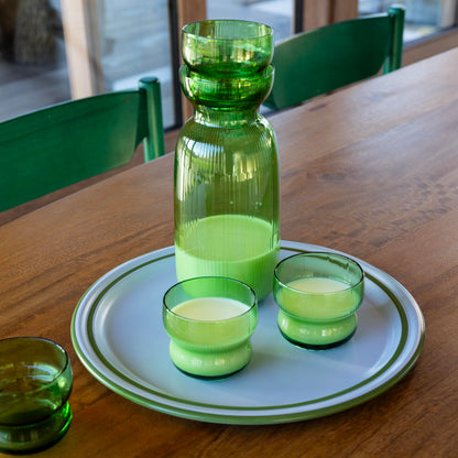Klevering Carafe Circus Green Capacity 1.3 L Glass