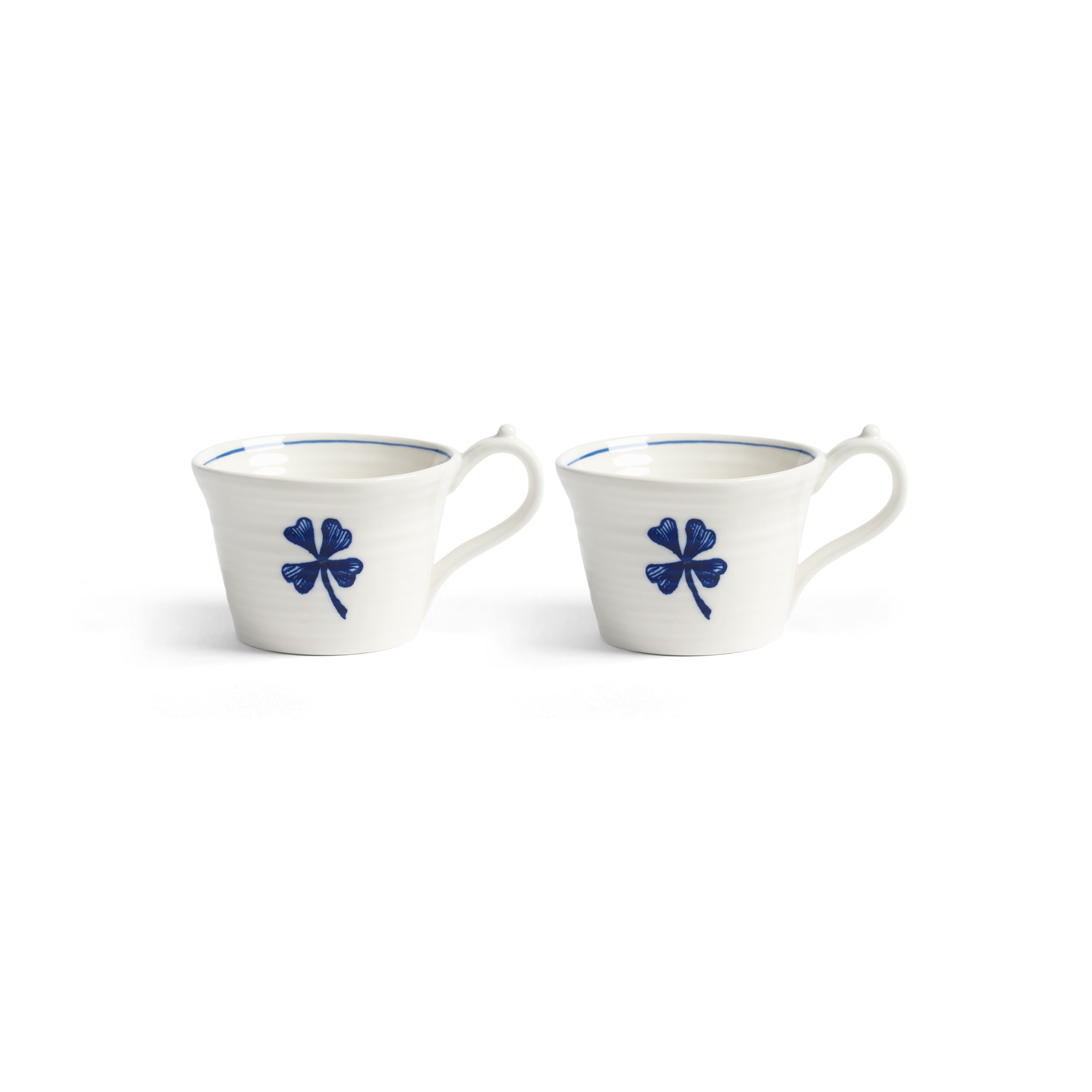 Klevering Mug Anouk Clover Large Set Of 2 Capacity 250 ml Porcelain