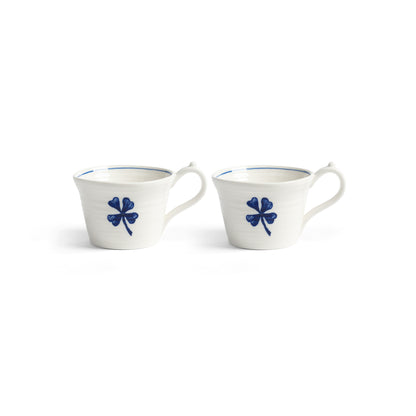 Klevering Mug Anouk Clover Large Set Of 2 Capacity 250 ml Porcelain