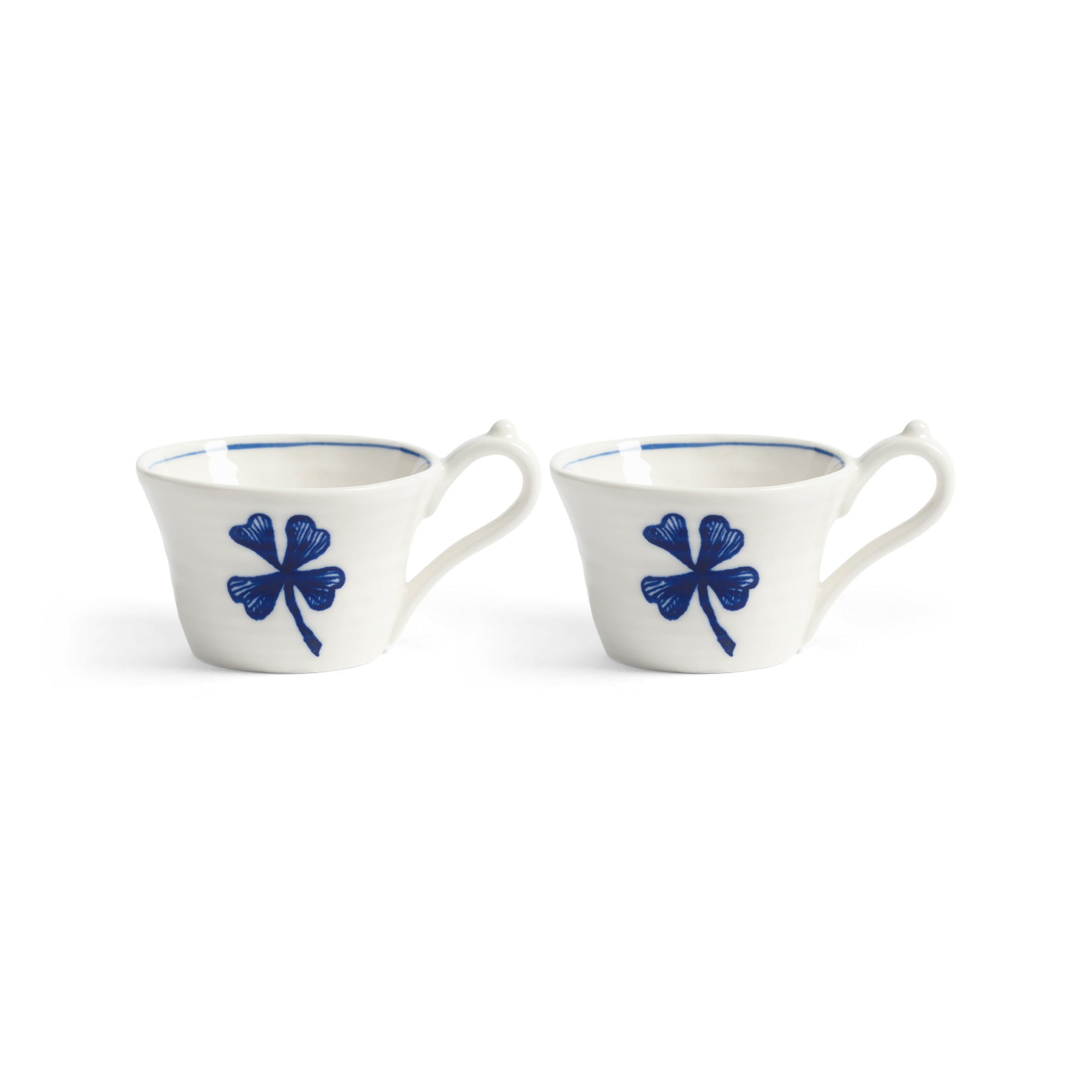 Klevering Mug Anouk Clover Small Set Of 2 Capacity 100 ml Porcelain
