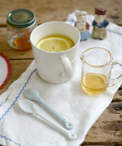 Fredonner Tea Spoon White (12.5 x 2.5 cm