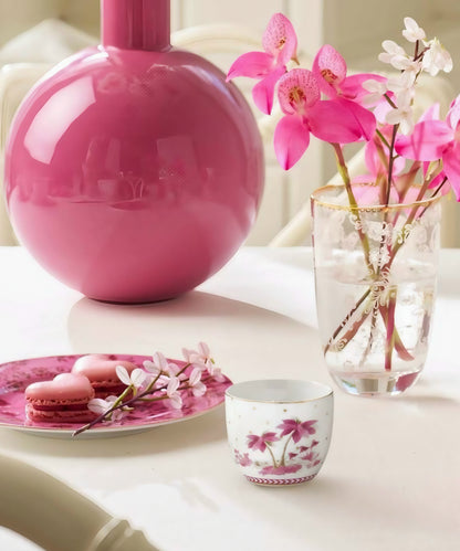 Pip Studio Egg Cup Jolie Dots Gold Pink 5 cm D- 5 cm Porcelain