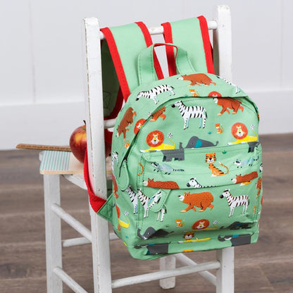 Rex London Mini children's backpack - Animal Park L- 21 cm W- 10 cm H- 25 cm