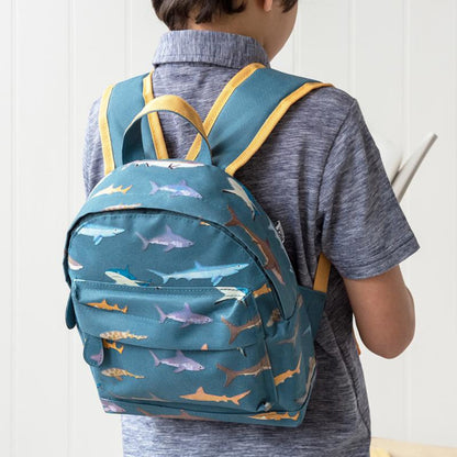 Rex London Mini children's backpack - Sharks L- 21 cm W- 10 cm H- 25 cm