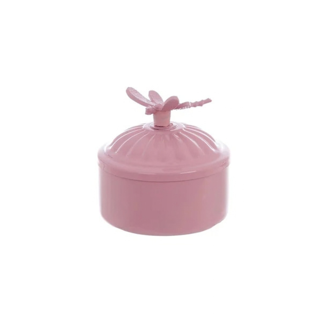Blanc Mariclo Pink Decorative Box | L 6.1 W 6.2 H 6.1 cm Metal