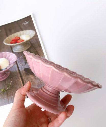 Epanoui Compote Dish Mauve Pink (15.7 x 15.7 x 7.5 cm)