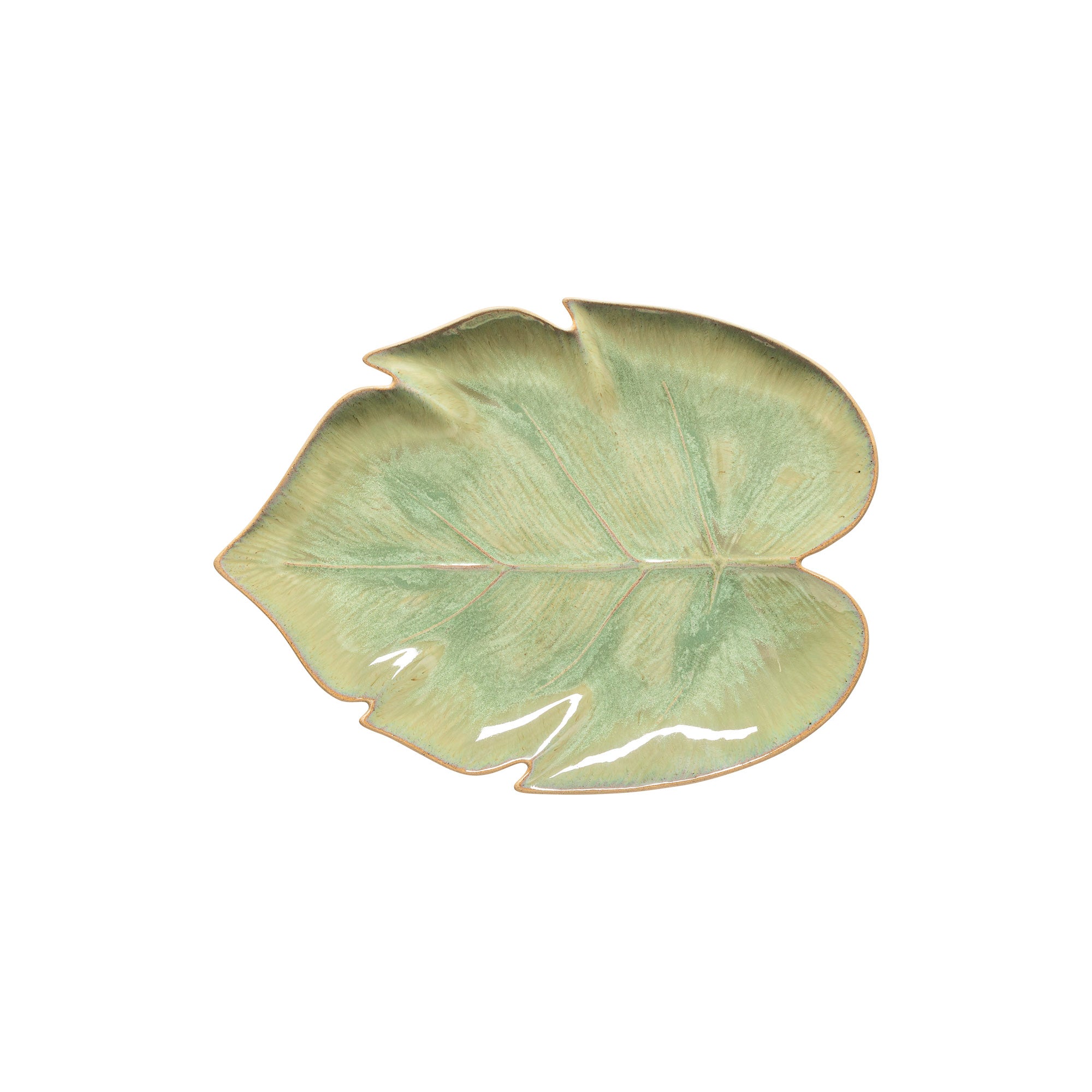 Costa Nova Monstera leaf 27 H- 2.8 cm L- 19.7 cm Marrakesh eucalyptus