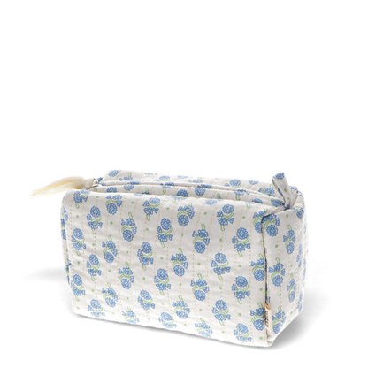 Quilted makeup bag - Cornflower L- 16 cm W- 8 cm H- 10 cm