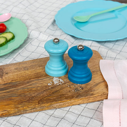 Rex London Travel salt & pepper mill set - Blue L- 4.2 cm W- 4.2 cm H- 4.2 cm