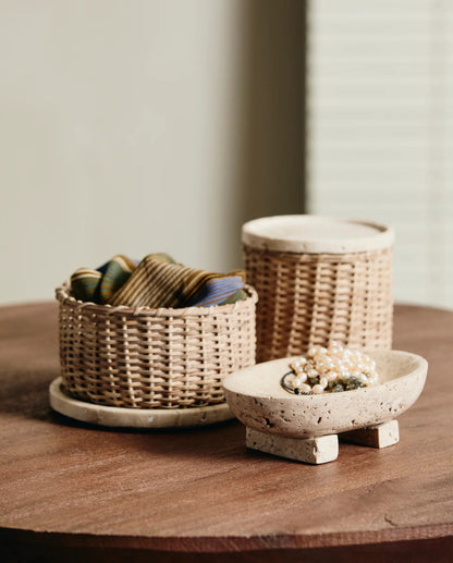 ARICA storage w. lid S - nature