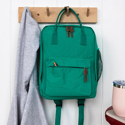 Rex London Compact backpack- Green L- 25 cm W- 11 cm H- 32 cm