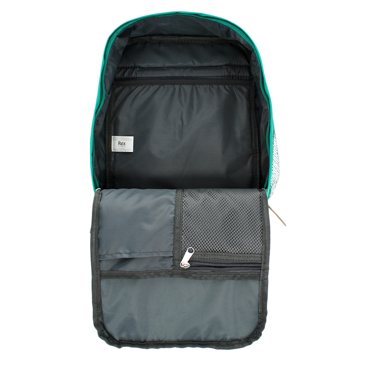 Rex London Compact backpack- Green L- 25 cm W- 11 cm H- 32 cm