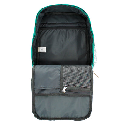 Rex London Compact backpack- Green L- 25 cm W- 11 cm H- 32 cm