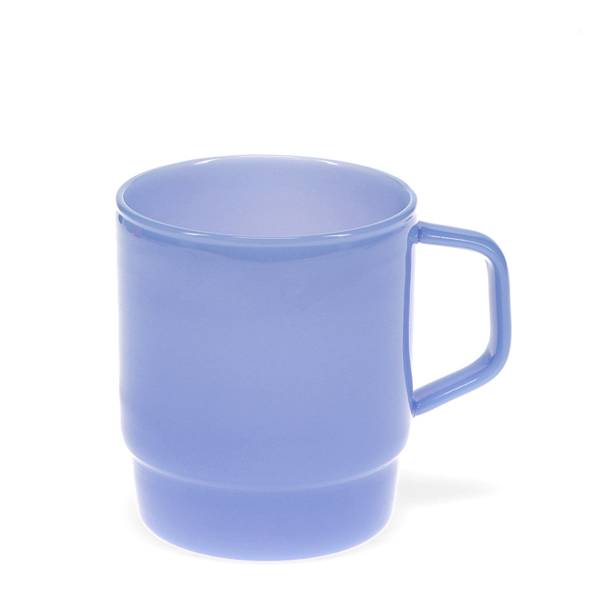 Rex London Stacking glass coffee cup 280 ml - Milky blue