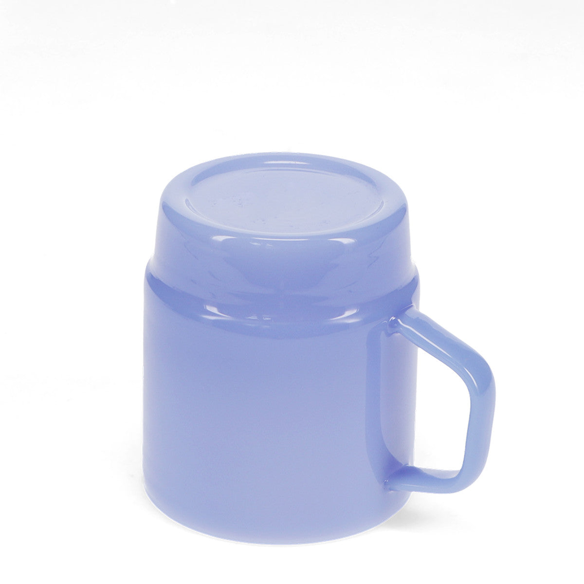 Rex London Stacking glass coffee cup 280 ml - Milky blue