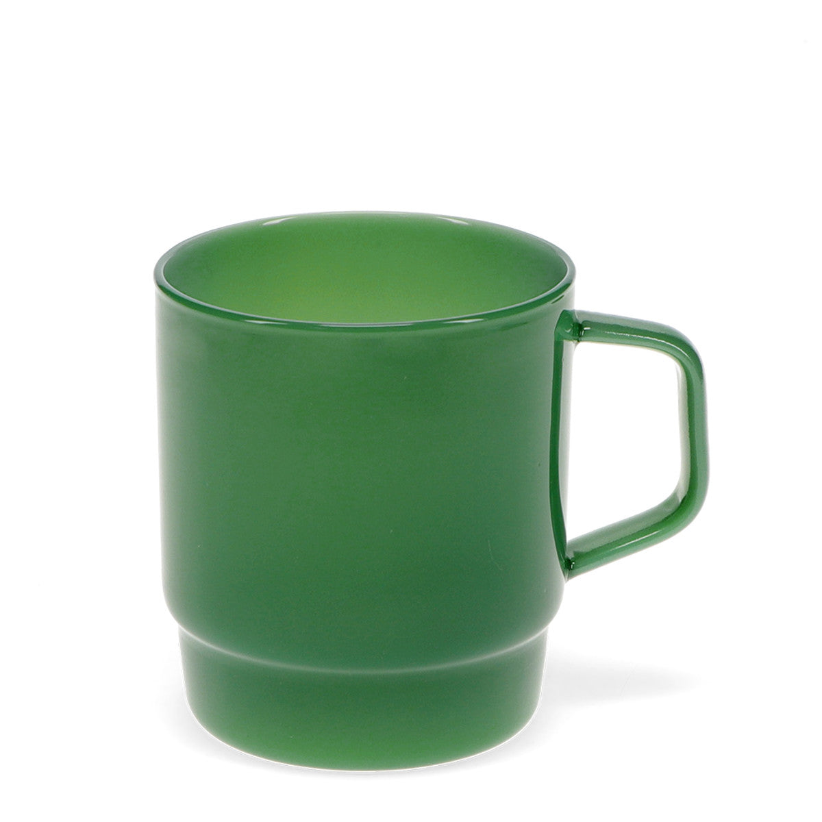 Rex London Stacking glass coffee cup 280 ml - Jade green