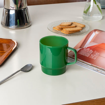 Rex London Stacking glass coffee cup 280 ml - Jade green