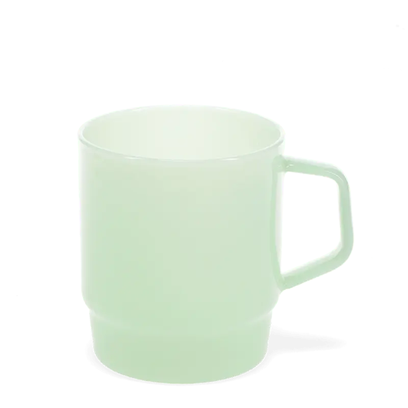 Rex London Stacking glass coffee cup 280 ml - Mint green