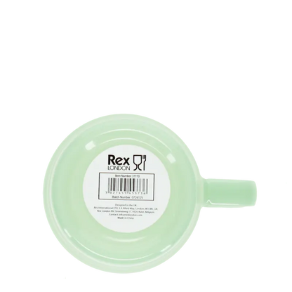 Rex London Stacking glass coffee cup 280 ml - Mint green