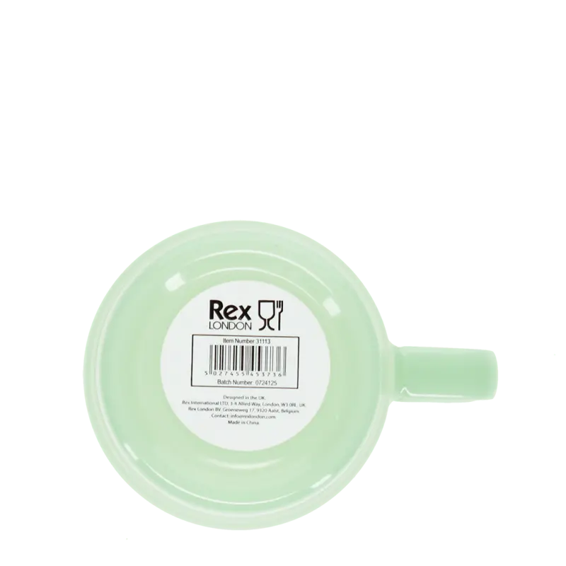 Rex London Stacking glass coffee cup 280 ml - Mint green