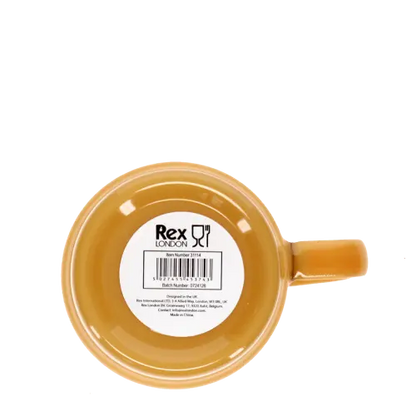 Rex London Stacking glass coffee cup 280 ml - Light topaz