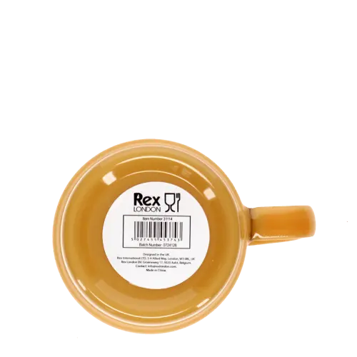 Rex London Stacking glass coffee cup 280 ml - Light topaz