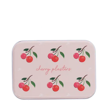 Rex London Children's plasters in a tin (30 pcs) - Little Cherry L- 10.3 cm W- 7.3 cm H- 2.1 cm