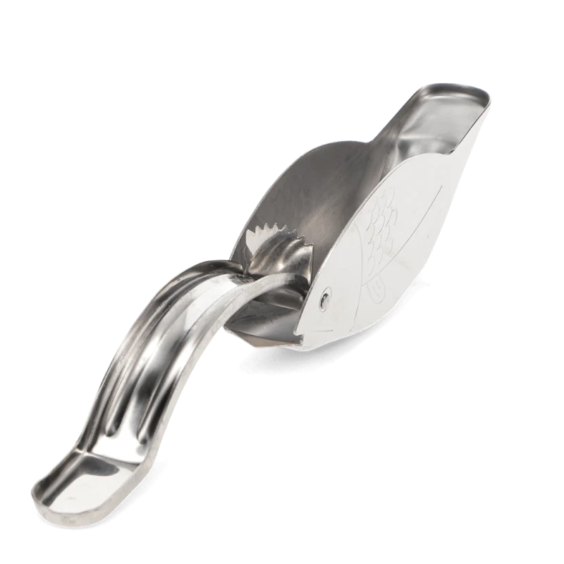 Rex London Stainless steel lemon wedge squeezer - Fish L- 12.6 cm W- 2.7 cm H- 6.7 cm