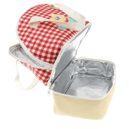 Rex London Dual compartment insulated lunch bag - Kawaii Macaron L- 25 cm W- 16 cm H- 23 cm