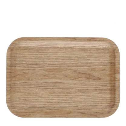 Rex London Wooden tray - Blue Gingham L- 28 cm W- 20 cm H- 1.4 cm