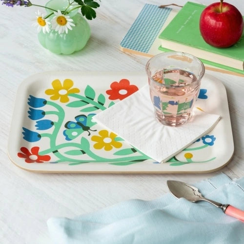 Rex London Wooden tray - Esme L- 28 cm W- 20 cm H- 1.4 cm