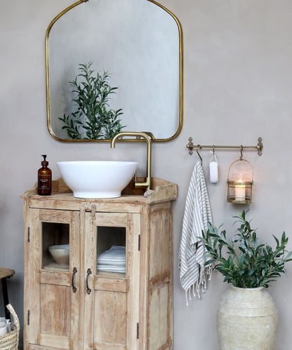 Rack H10/L40 cm antique brass