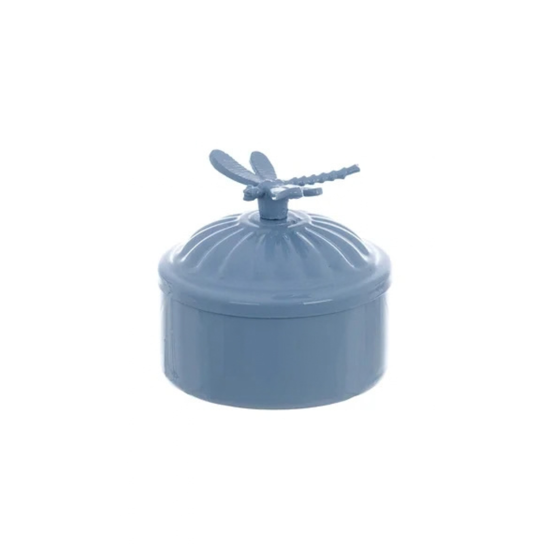Blanc Mariclo Blue Decorative Box | L 6.1 W 6.2 H 6.1 cm Metal