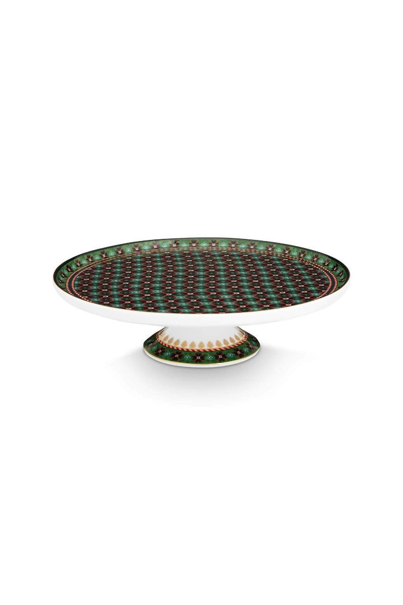 Mini Cake Tray Clover Green 21cm