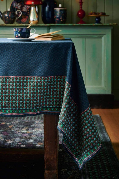 Table Cloth Berry Blues Blue 150x250cm