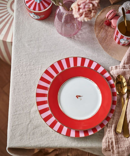 Plate Love Birds Red (21 cm)