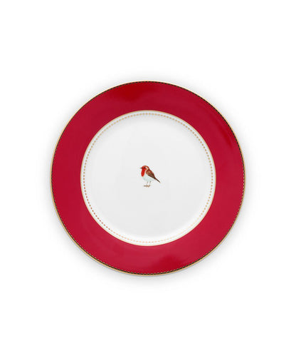 Plate Love Birds Red (21 cm)