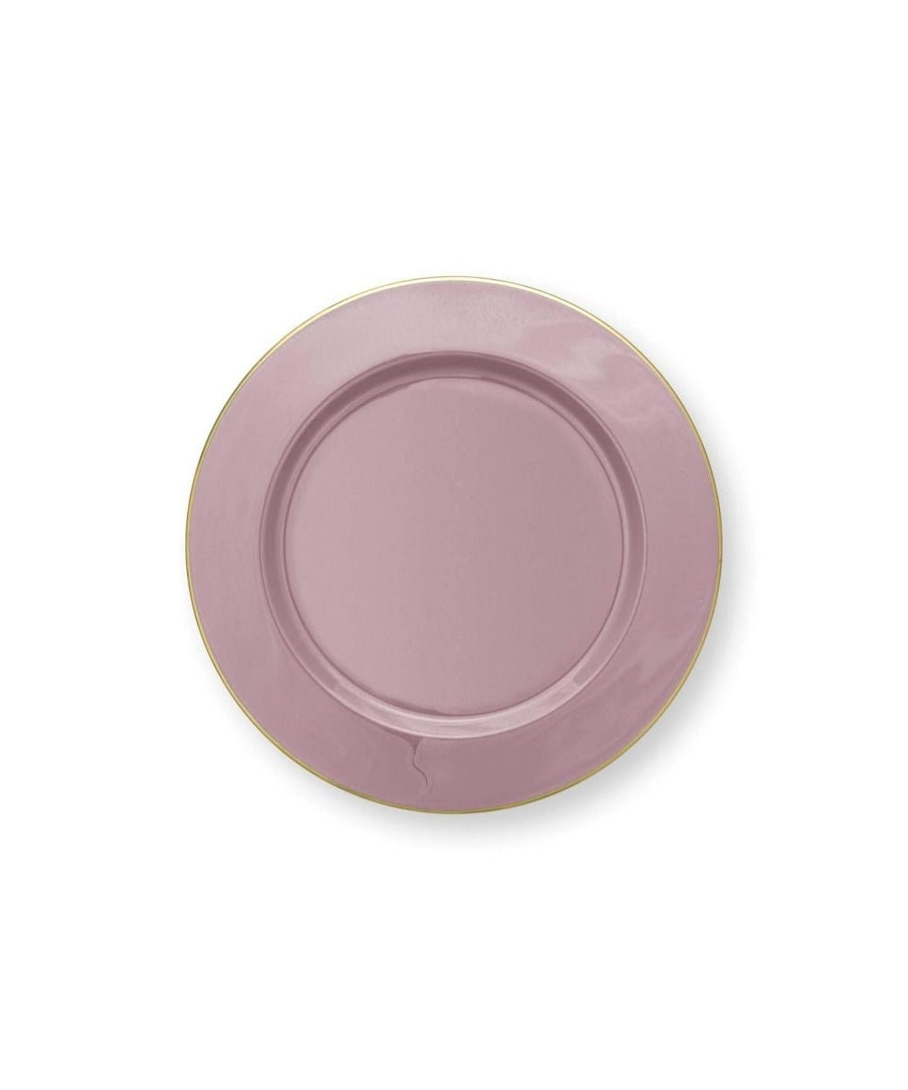 Plate Metal Lilac 32Cm