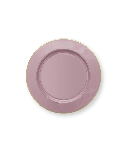 Plate Metal Lilac 32Cm