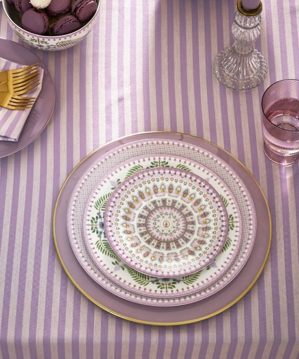 Plate Lily&Lotus Moon Delight Multi 17Cm