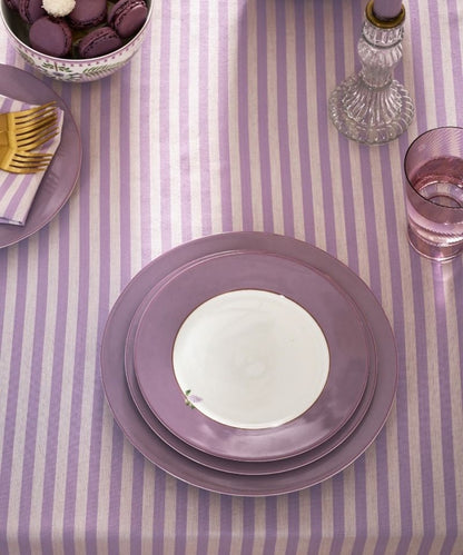 Plate Lily & Lotus Uni Lilac 21Cm