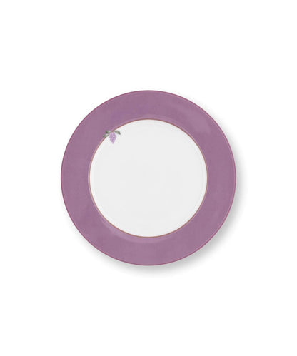 Plate Lily & Lotus Uni Lilac 21Cm